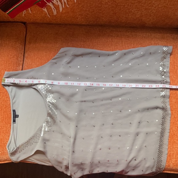 Anne Klein XL Grey Shell/Tank with Sequin | Dressy - Picture 10 of 10